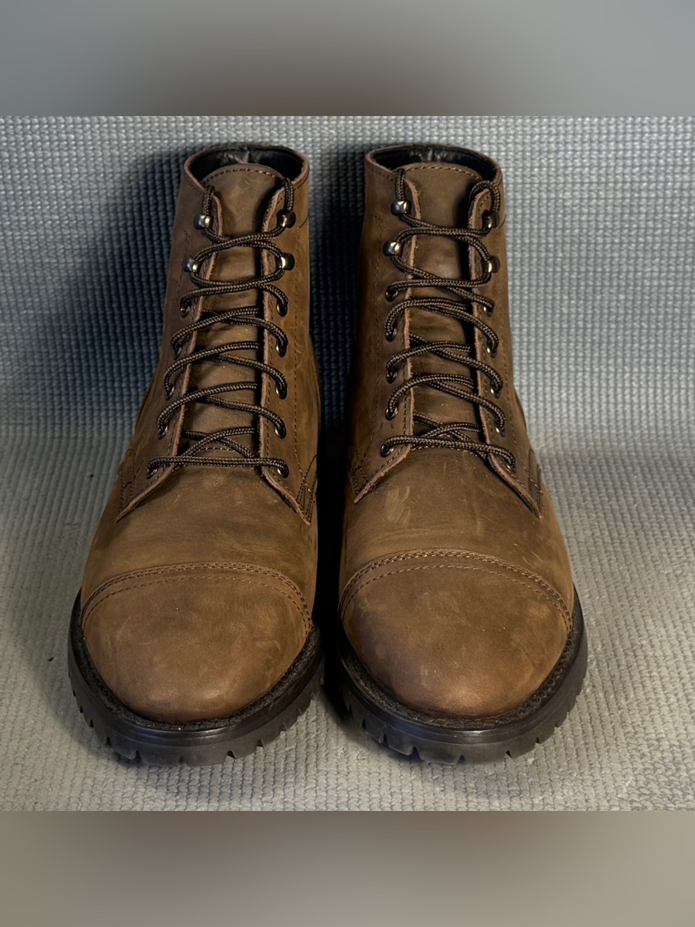 Thursday Boot Co Men’s Captain Everyday Brown Handcrafted Leather Boots Size 11 - Picture 3 of 9